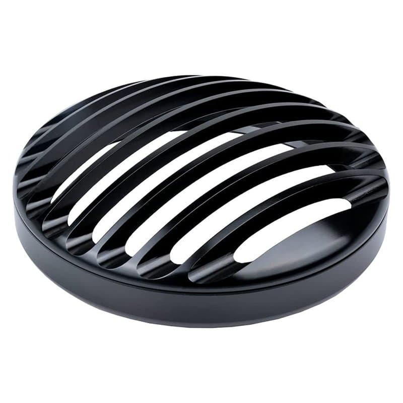 ANCLLO Grille de phare de moto de 14,7 cm pour Harley-Davidson Dyna Super Glide Custom Low Rider Street Bob Super Glide Wide Gli