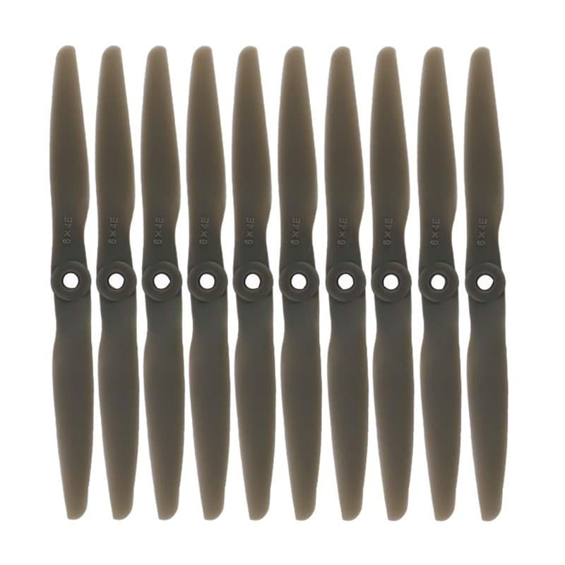 CESFONJER 10 Pcs APC Composite Hélice 6x4 E, RC Avion Télécommande Avion Moteur Efficace Lame 6040 Hélice