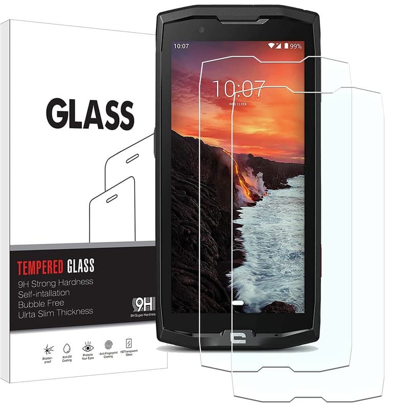 KELOLIN [2 pièces Verre Trempé Protection écran Pour Crosscall Core X4 9H Dureté, Installation Simple,sans Bulles, Anti Rayures,