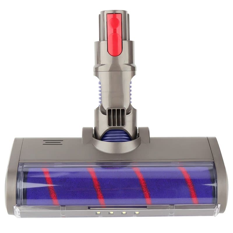 Tête de Nettoyage à Rouleau Souple de Remplacement pour Dyson V7 V8 V10 V11 V15 Aspirateurs sans Fil, Accessoire de Brosse à Pla