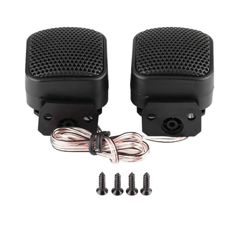 Gorgeri 2 pièces Haut-parleur audio de voiture,petite enceinte carrée fort audio musique tweeter haut-parleur 500 W