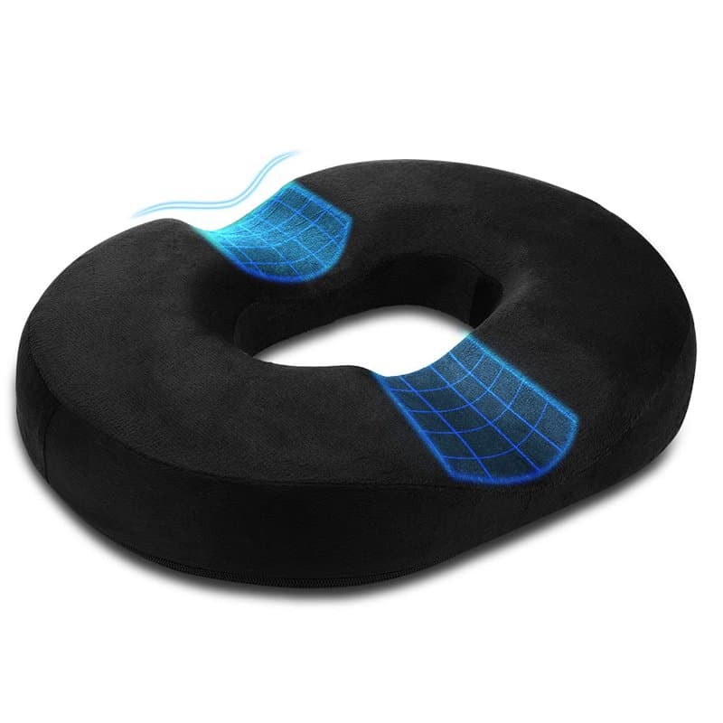 Coussin orthopédique pour hémorroïdes Emoobin pour Chaise de Bureau, Coussin pour soulager la Pression, idéal pour la Grossesse,