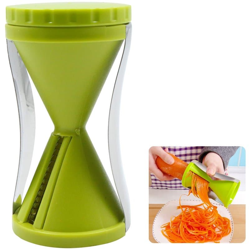 Coupe Légumes en Spirale Spiraliseur - Spaghettis de Spiralizer Manuel Multifonction pour Nouilles, Carotte, Concombre, Courgett