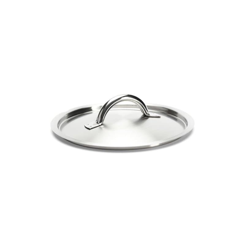 De Buyer - Couvercle en inox brossé PRIM'APPETY - 18 cm - Sans PFAS, Inox 18/10 Durable, Comptabile avec Toute la Gamme PRIM'APP