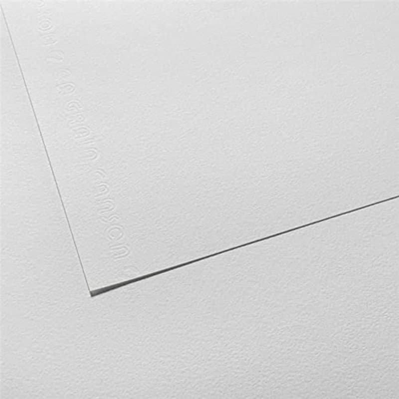 CANSON "C" à Grain - 25 feuilles de papier dessin - Grain fin - A4 - 180g/m² - Blanc naturel
