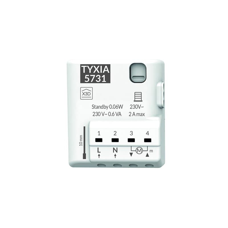 Delta Dore Récepteur sans fil Tyxia 5731 pour brise soleil orientable, store vénitien et store banne - Centralisation | store co