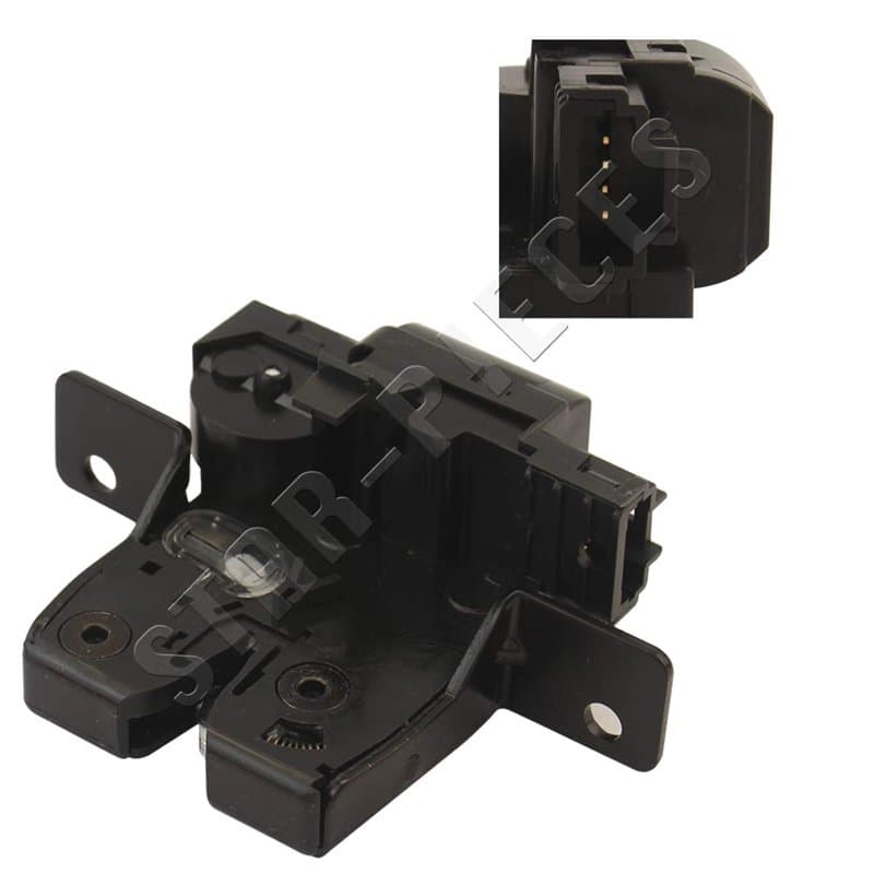 STARKIT PERFORMANCE Serrure de coffre compatible pour Clio 3, Megane 2, Modus et Scenic 2 (2003-2012) centralisation hayon arriè