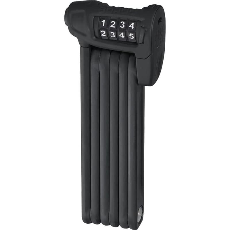 Antivol pliable ABUS Bordo Combo Lite 6150/85 avec sacoche - serrure à combinaison extra-légère en acier spécial - niveau de séc