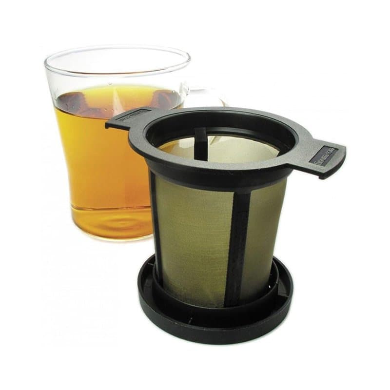Finum BREWING BASKET (M) – Filtre réutilisable pour thé & café, infuseur à thé permanent, filtre pour tasses et mugs, passoir à