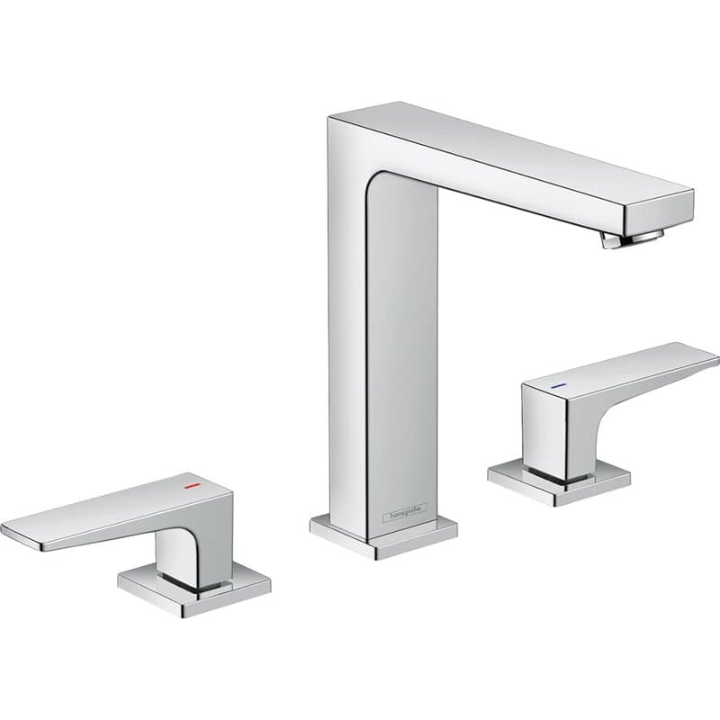 hansgrohe Metropol Mélangeur de lavabo 3 trous poignées manettes, bonde Push-Open, chromé, 32515000