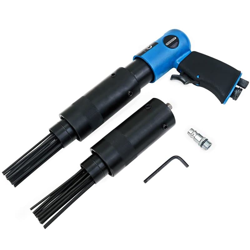 MONZANA® Dérouilleur à aiguilles pneumatique 4.000 tr/min air 260 L/min décapeur burineur marteau air comprimé rouille peinture