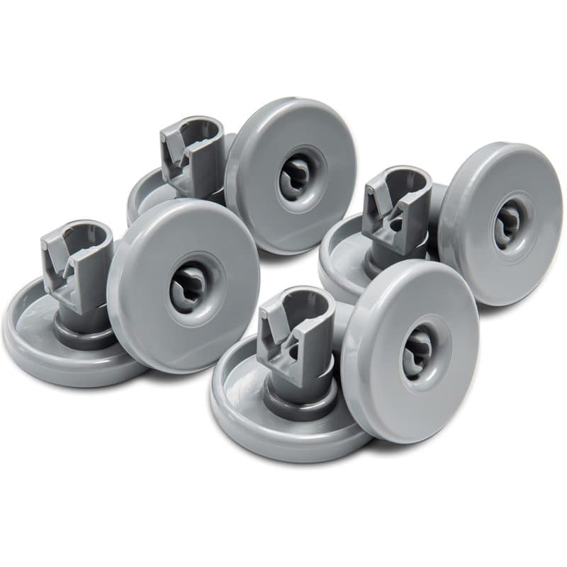 ersatzteilshop basics Lot de 8 roulettes pour panier inférieur de lave-vaisselle - Utilisation universelle - Pour lave-vaisselle