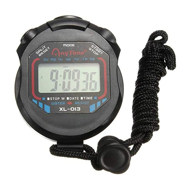 Chronomètre chronomètre sportif Multifonction à piste simple Horloge secondaire de piste chronomètre Sportif chronomètre Montre