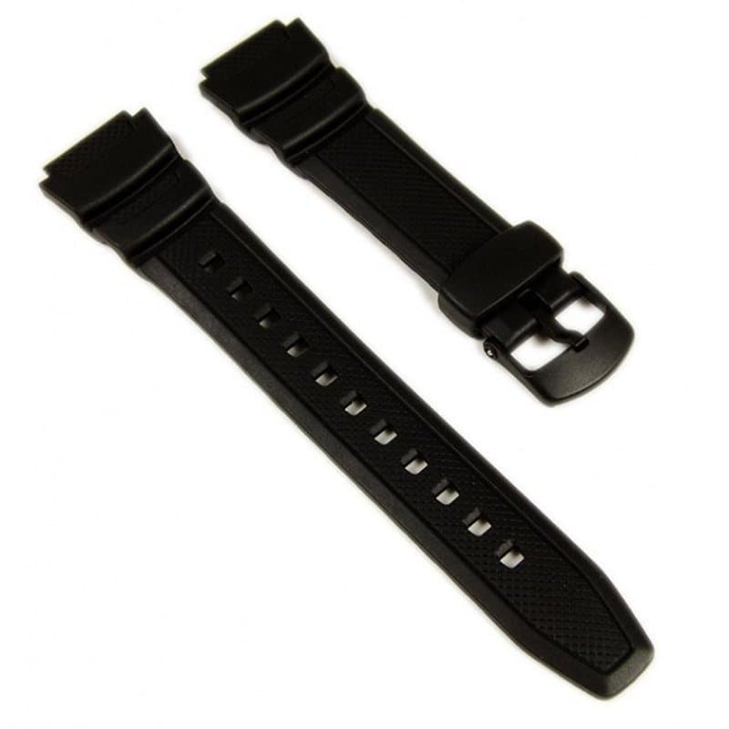 Casio 10360831 Bracelet en résine pour Montre d'homme Noir 24