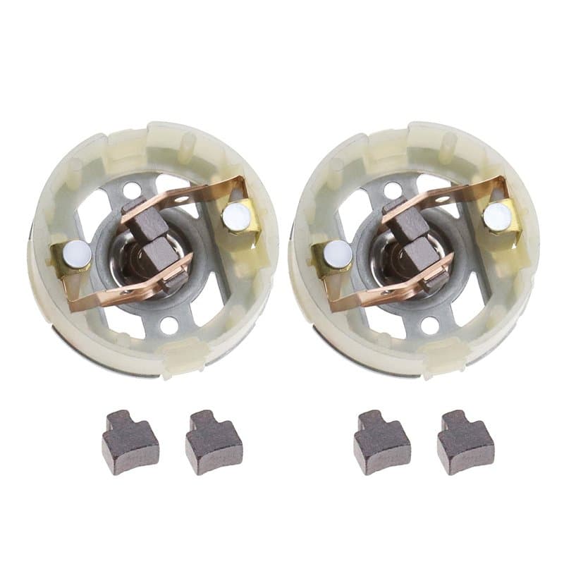EMSea 2x Moteur RS550 Porte-balais de Charbon et 4x Balais de Charbon Compatible avec BOSCH Compatible avec MAKITA Compatible av