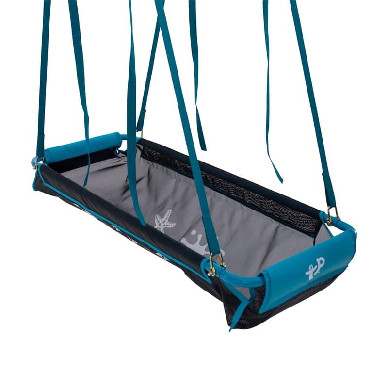 TP TOYS Balancelle Double en Forme de Bateau Pirate Bleu, TP903, Vert