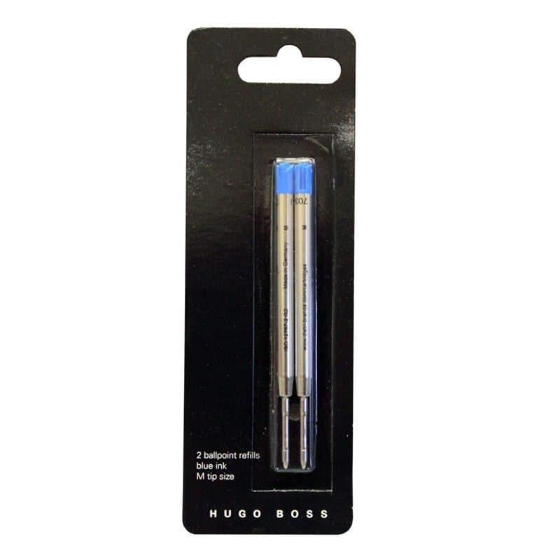 Hugo Boss HPR741BM Lot de 2 Recharges bille Taille M Bleu métal
