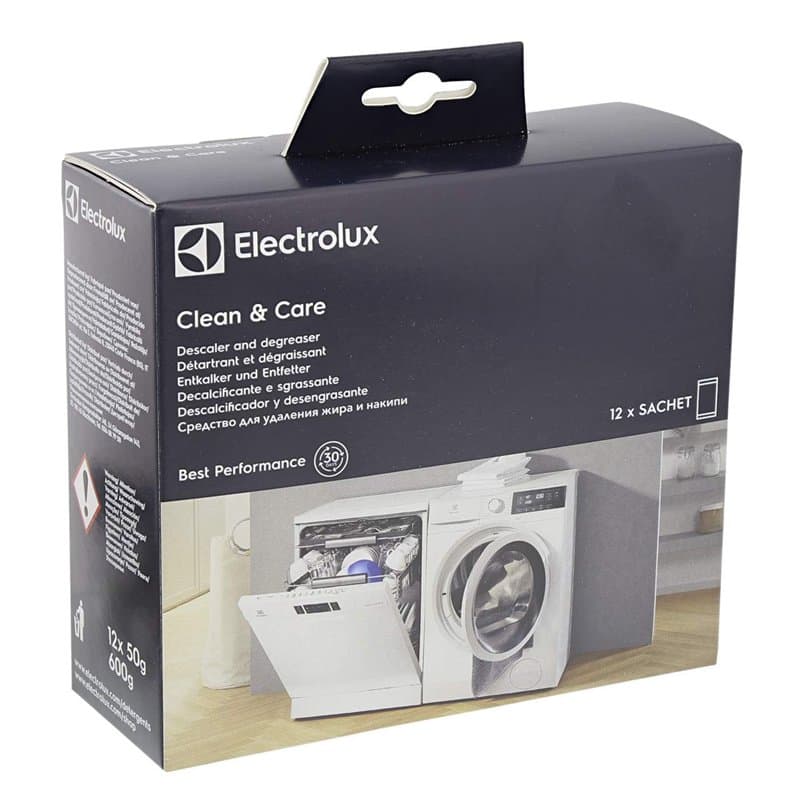 Electrolux Détartrant et dégraissant Clean and Care 12 x sachet