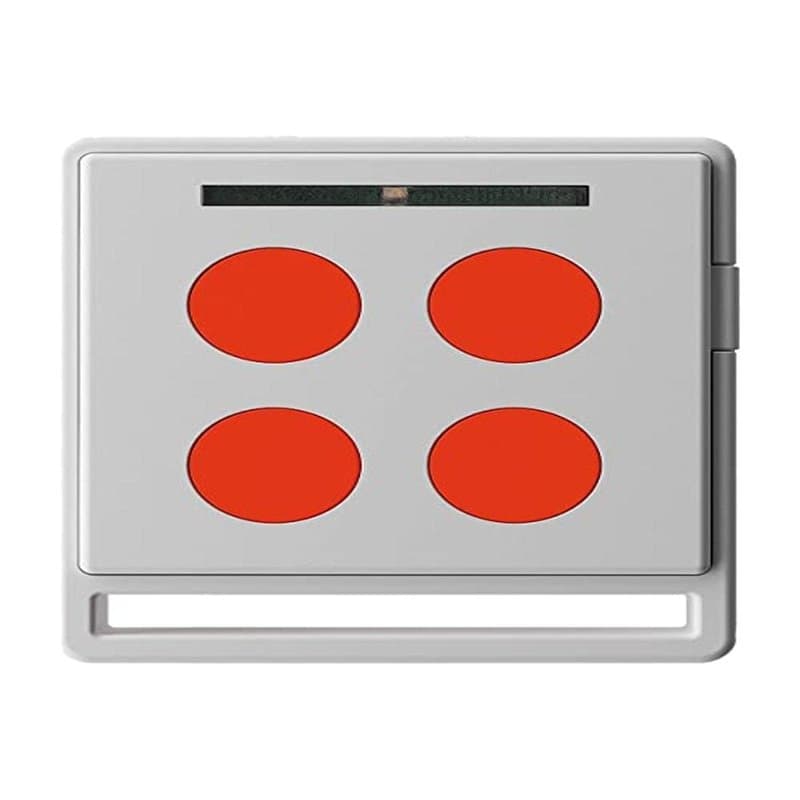 ECCO 5 Nice Home Télécommande bip 5 Touches pour portail Nice Home et Mhouse (Blanche et Orange)