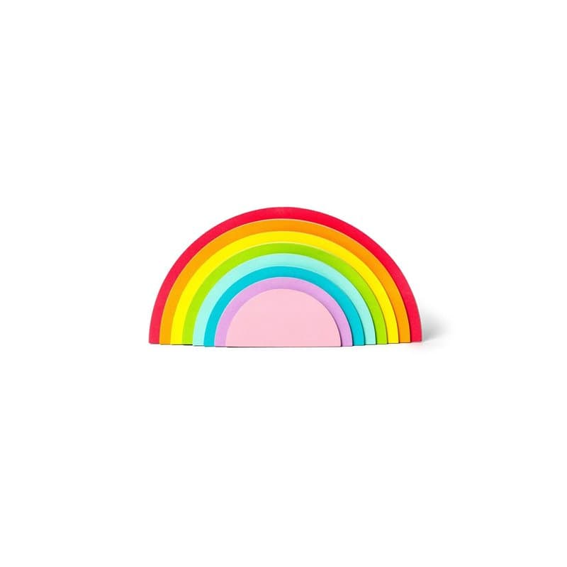 Legami RST0001, Bloc-notes autocollant, Rainbow Thoughts, Bloc-notes autocollant en forme d'arc-en-ciel, 12 x 6 cm, 152 feuilles