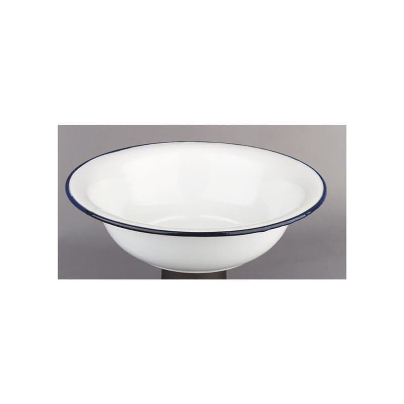 Ibili 903132 Cuvette en acier émaillé vitrifié 32 cm Blanche