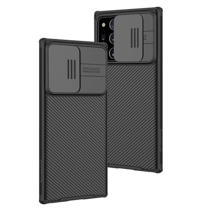 XTCASE Coque pour Samsung Galaxy Note 20 Ultra, Protection de la Caméra Étui avec Ultra Mince Coulisse Cache Objectif, Plastique