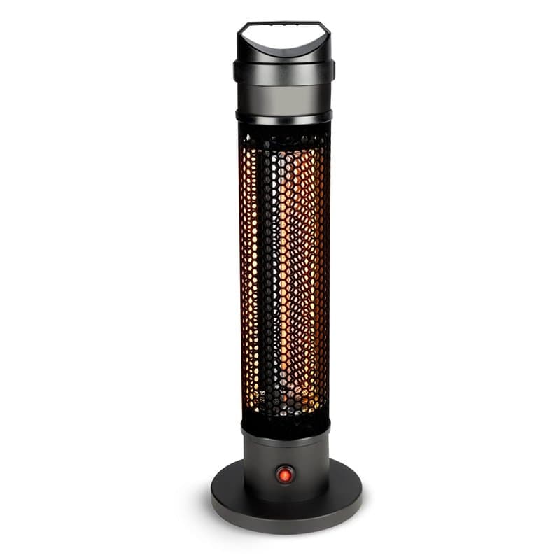 alpina Chauffage infrarouge 800W - Intérieur et extérieur - autoportant - 800W, Noir