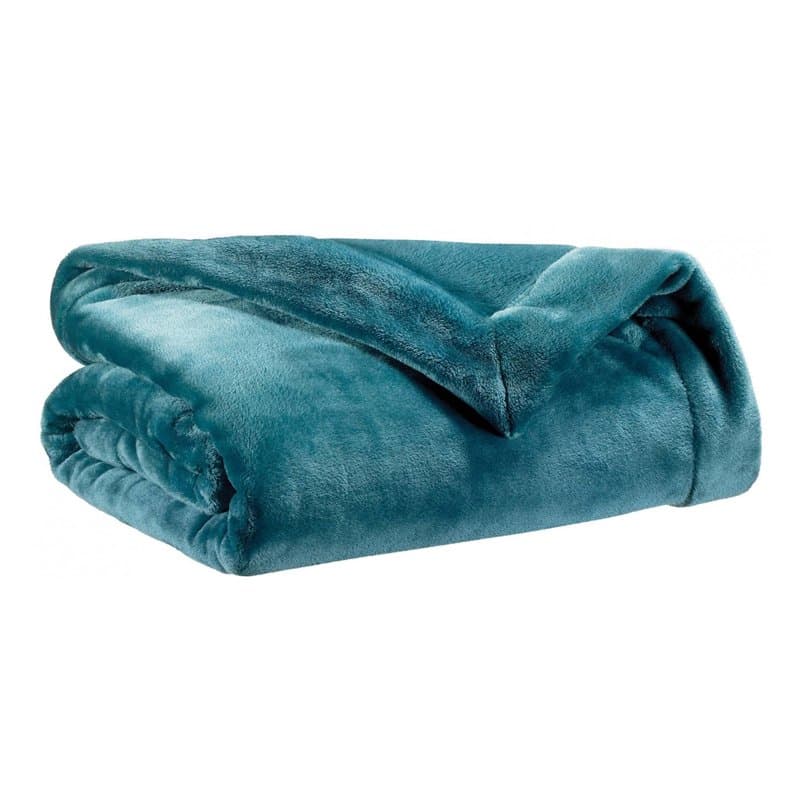 Winkler Vivaraise - Plaid Tender – 150x200 cm – Couverture d'appoint Chaude, jeté de canapé Doux – Microfibre Douce – Toucher Ve