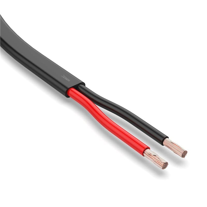 Auprotec Câble de véhicule 10 m - 2 x 2,5 mm² - Câble plat 2 fils - Câble électrique FLRYY - Pour remorque de voiture