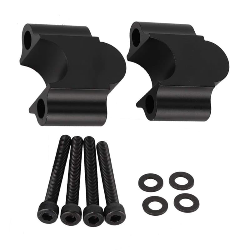 Universal Aluminum Alloy Handbar Riser,Paire de montants de guidon de moto Motorcycle Handbar Riser 7/8'' 22mm Motorcycle Handba