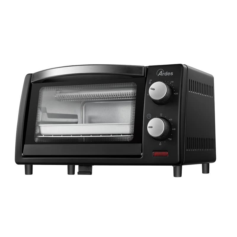 ARDES - AR6211B Four électrique d'une capacité de 10 litres avec éclairage interne Thermostat et minuterie réglables avec double