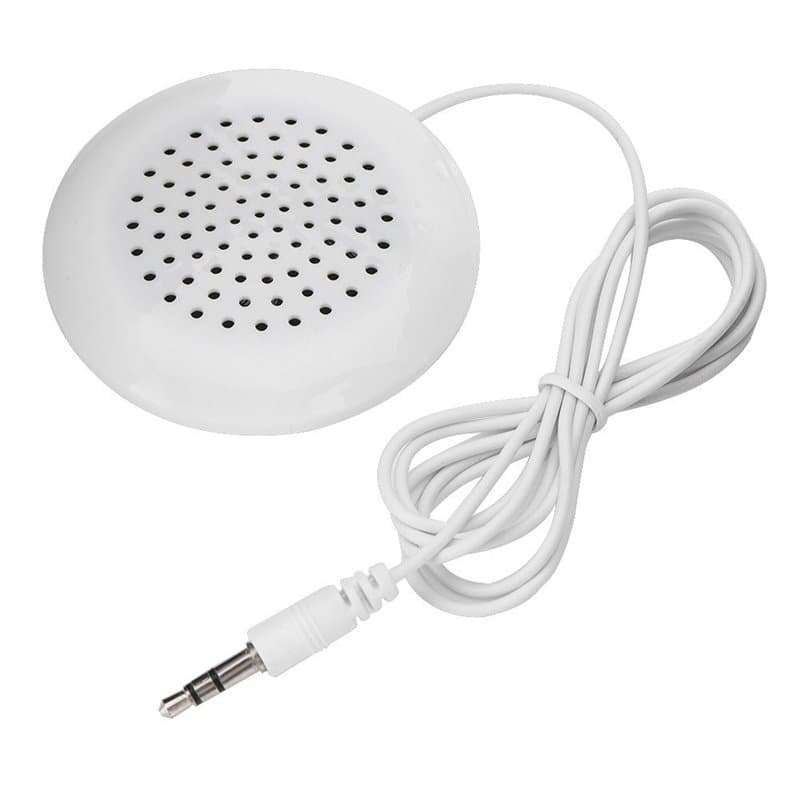 Haut-parleur filaire portable, haut-parleur d'oreiller bricolage Mini haut-parleur filaire stéréo 3,5 mm pour MP3, MP4, lecteur