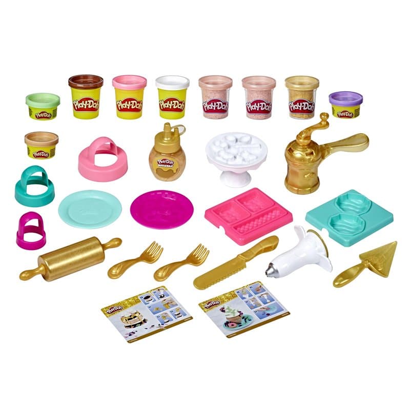 Hasbro- Play-Doh Collection Gold Star Baker Playset, E9437, Multicolore