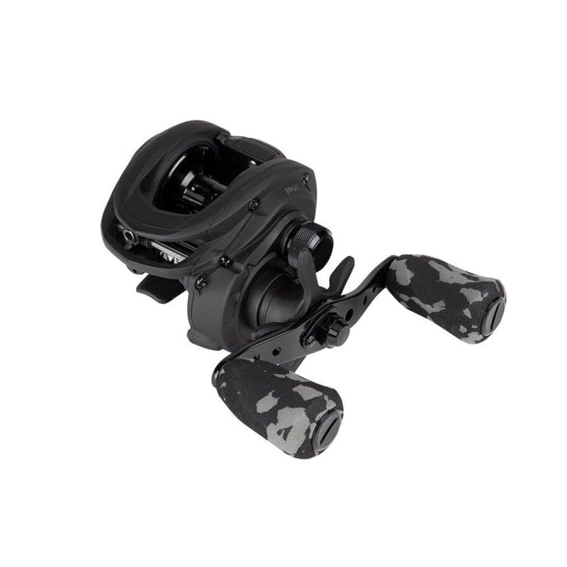 Abu Garcia MAX4X-L Black OPS Moulinet Casting pour la pêche des carnassiers en Eau Douce au leurre, brochet, Sandre, Perche Noir