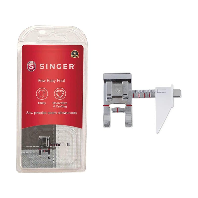 Singer Pied presseur, Plastique métallique, Guide réglable, Belle Couture Facile