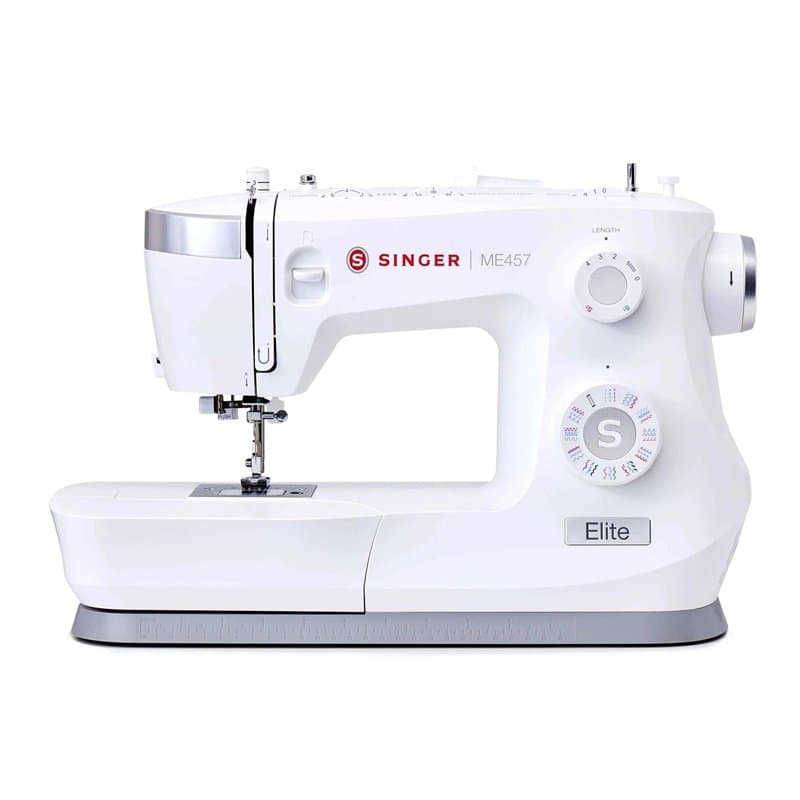 Singer Elite ME457 Machine à coudre avec 110 applications de points, éclairage LED, moteur puissant, boutonnière automatique, ca