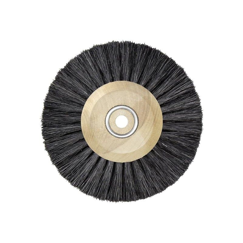 BUZZUFY Roue de polissage à poils durs 3 rangées 55 mm Outil à main, noir