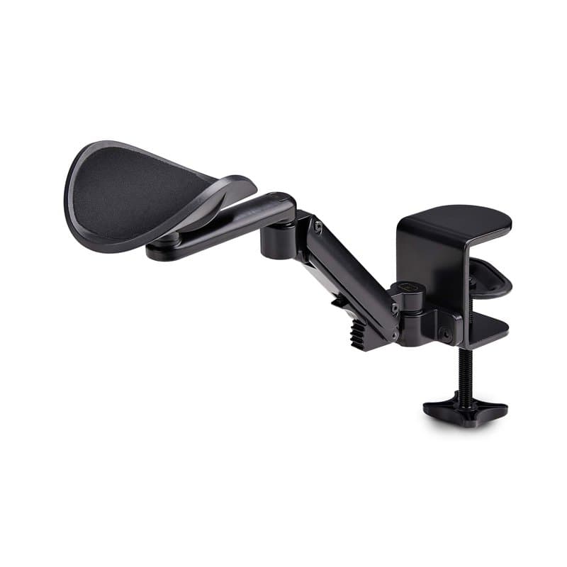 StarTech.com Repose Bras Articulé Ergonomique pour Bureau, Support Réglable, Rotation à 360 Degrés, Installation par Serrage