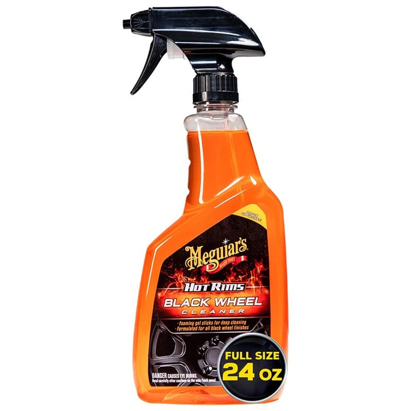 Meguiar’s Spray Nettoyant Jantes Noires - Hot Rims, G230524EU, 24 oz (709 ML) Bouteille, Noir