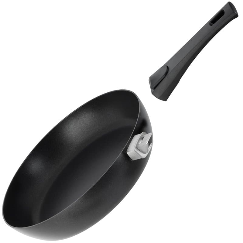 Scanpan Urban Sauteuse 28 cm bord haut et poignée amovible | Poêle haute pour induction, vitrocéramique et gaz | Revêtement anti