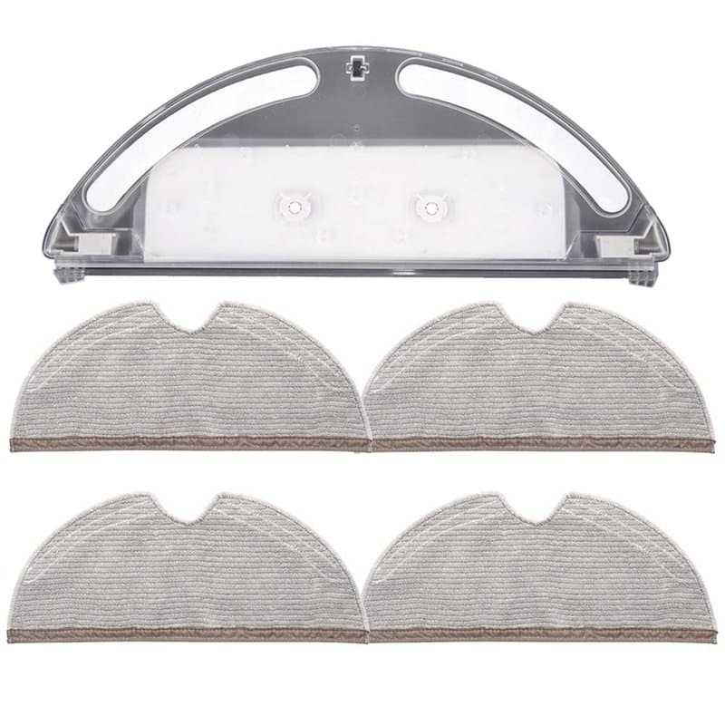 Réservoir d'eau avec 4 serpillères à couverture complète pour aspirateur Xiaomi Roborock S5 S50 S51 S55 S6