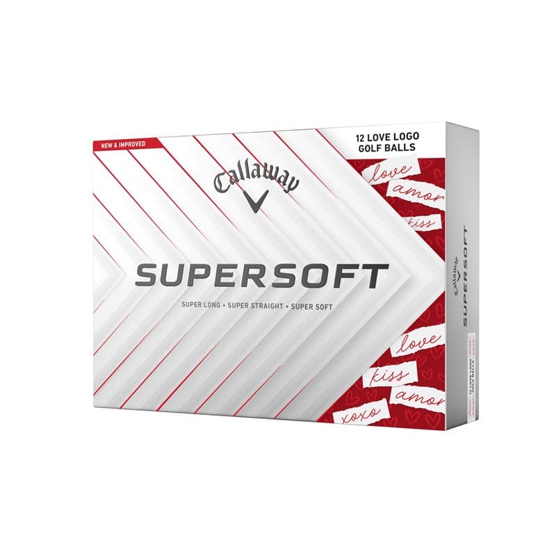 Callaway Balle de golf ultra douce 2025, édition Love Heart, Valentine