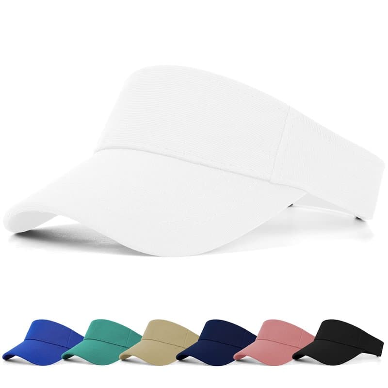 FCHUI Casquette à visière pare-soleil – Casquette de baseball pour femme et femme, longue visière plus épaisse avec bandeau régl