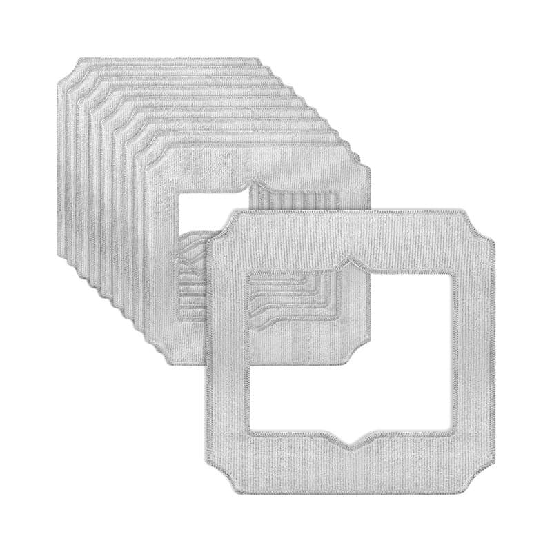 10 Pièces pour Ecovacs Winbot Mini Serpillère Rechange Kit, Microfibre Lingette Robot Lave Vitre pour Ecovacs Winbot Mini, W-CC0