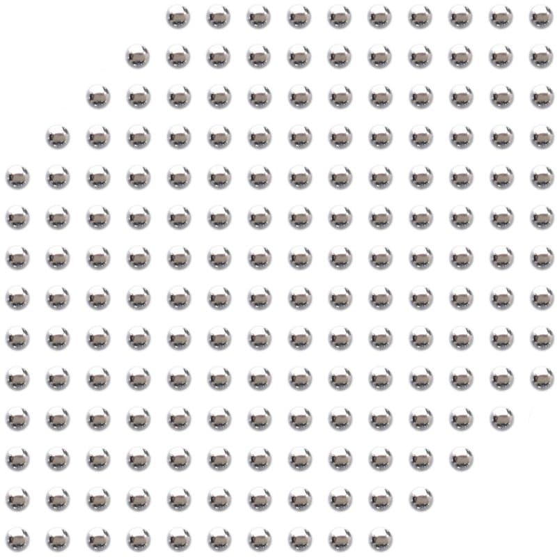 Lot de 200 Billes de Roulement de Précision en Acier, 6mm