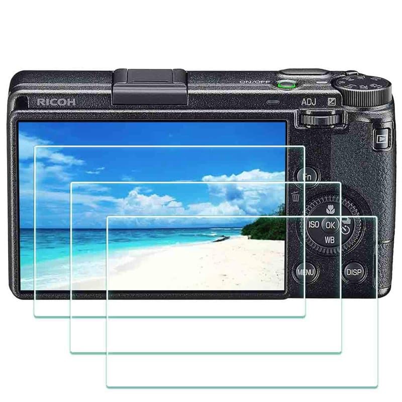 ULBTER GR III Film de Protection D'Ecran pour Ricoh GR III, Protecteur Verre Trempé Optique 0,3mm Dureté 9H Anti-Rayure Anti-Tra