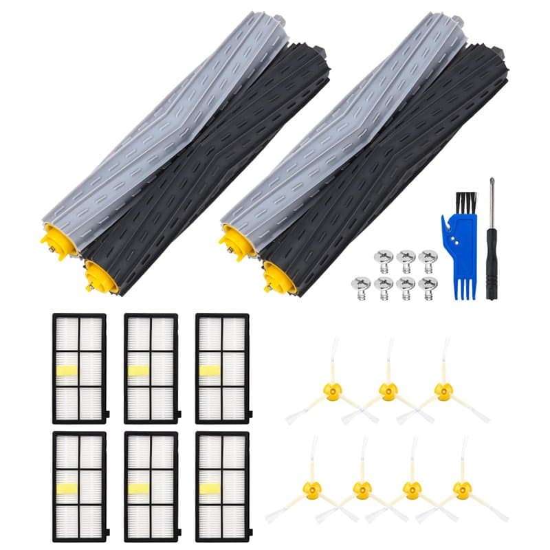 Kit Pièces Accessoires pour iRobot Roomba 800 900 Series 860 865 870 880 896 960 966 976 980 981 Aspirateur, Pièces d'rechange p