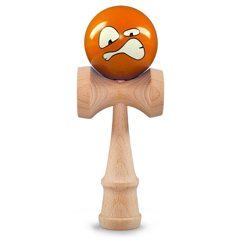 Ganzoo Kendama, Jouet Traditionnel Japonais, Bilboquet Japonais, Jeu d'adresse et de précision, matériau: Bois d'hêtre, avec Une