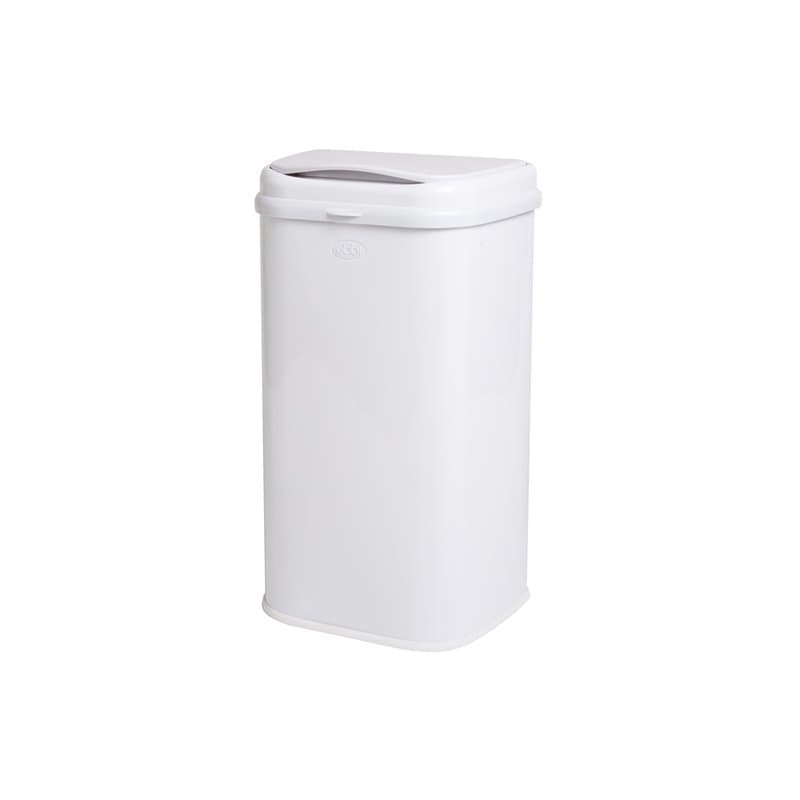 Ubbi Poubelle à couches pour adultes - En acier inoxydable - Anti-odeurs - Pas de sac spécial nécessaire - Design moderne - Blan