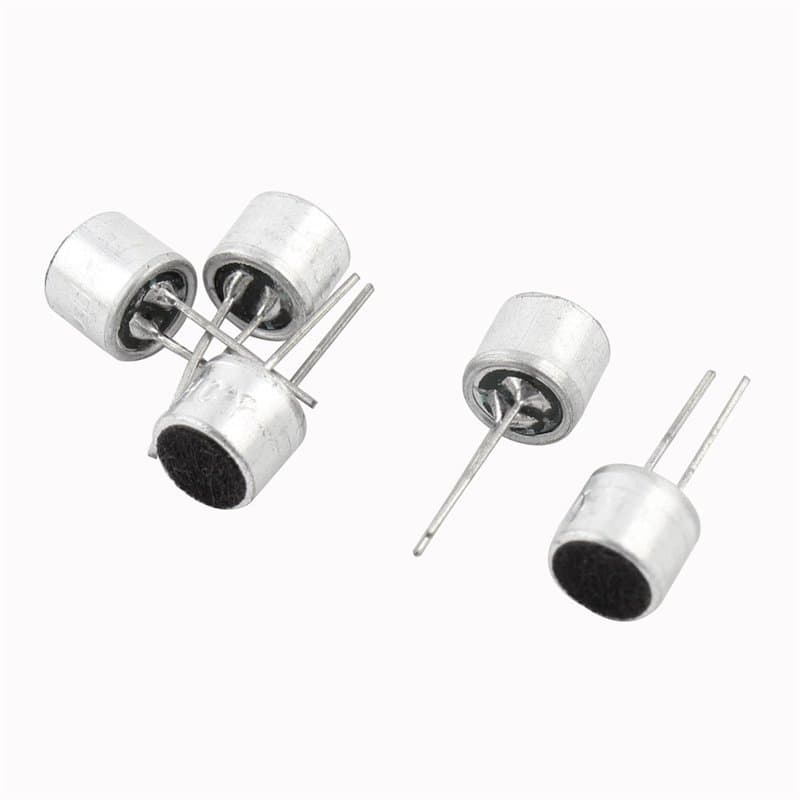 sourcing map Lot de 5 Inserts pour Microphone àélectret 6050 Broches PCB DE CONDENSEUR